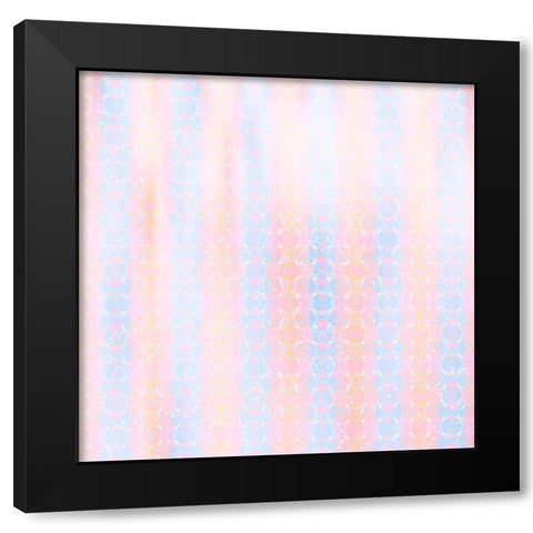 Apple Blossoms Pattern 04 Black Modern Wood Framed Art Print with Double Matting by LightBoxJournal