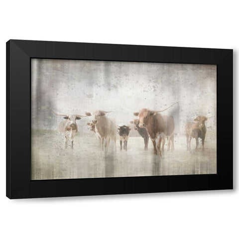 Antique Farm 12 Black Modern Wood Framed Art Print with Double Matting by LightBoxJournal
