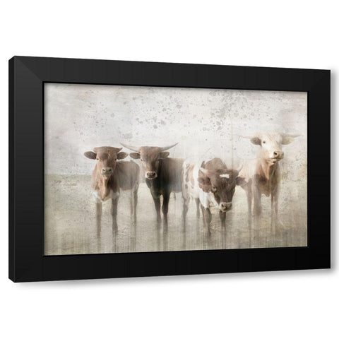 Antique Farm 13 Black Modern Wood Framed Art Print with Double Matting by LightBoxJournal
