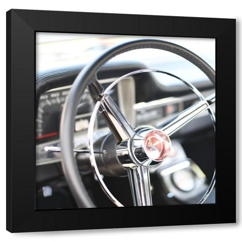 Antique Garage 5 Black Modern Wood Framed Art Print with Double Matting by LightBoxJournal