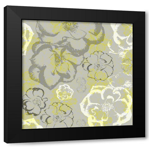 Junk Gypsy Pattern 13 Black Modern Wood Framed Art Print by LightBoxJournal