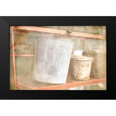 JunkGypsy 3 Black Modern Wood Framed Art Print by LightBoxJournal