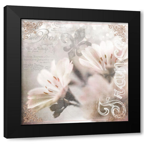 Paris 02 Black Modern Wood Framed Art Print with Double Matting by LightBoxJournal