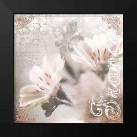 Paris 02 Black Modern Wood Framed Art Print by LightBoxJournal