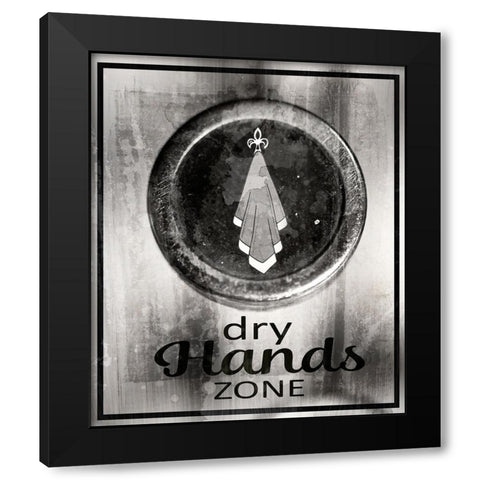 Farm bathroom signs 19 Black Modern Wood Framed Art Print by LightBoxJournal