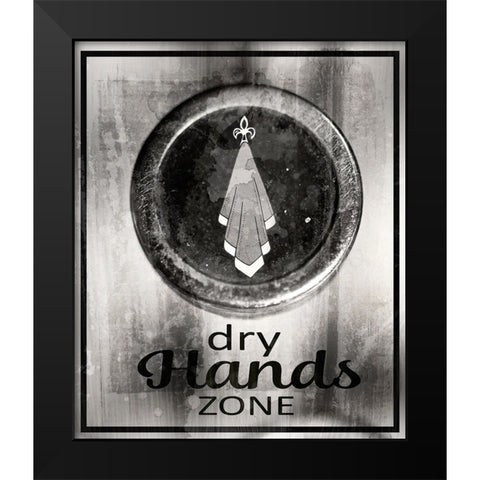 Farm bathroom signs 19 Black Modern Wood Framed Art Print by LightBoxJournal