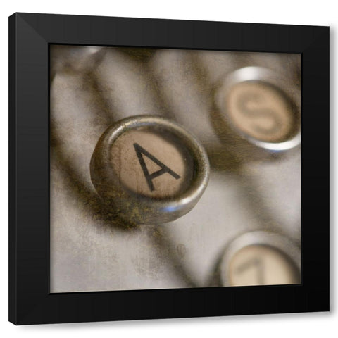 Typewriter 02 Royal keys A Black Modern Wood Framed Art Print by LightBoxJournal