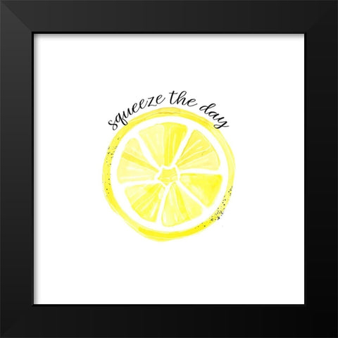 Easy Peasy Lemon Kitchen 3 Black Modern Wood Framed Art Print by LightBoxJournal