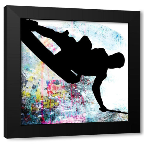 Extreme Wakeboard 4 Black Modern Wood Framed Art Print with Double Matting by LightBoxJournal