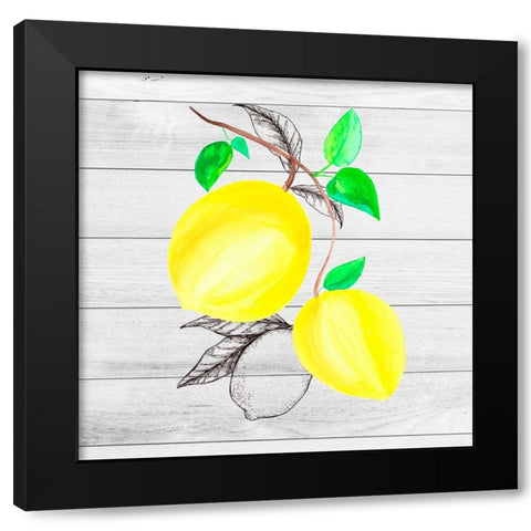 Farm Lemon 03 Black Modern Wood Framed Art Print with Double Matting by LightBoxJournal
