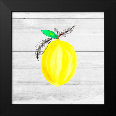 Farm Lemon 04 Black Modern Wood Framed Art Print by LightBoxJournal