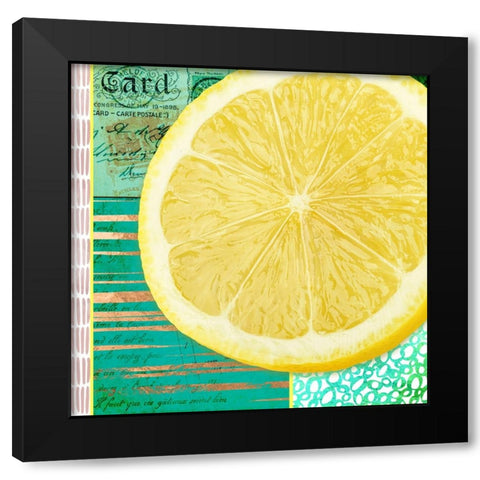 Gypsy Lemons 1 Black Modern Wood Framed Art Print by LightBoxJournal