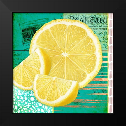 Gypsy Lemons 3 Black Modern Wood Framed Art Print by LightBoxJournal