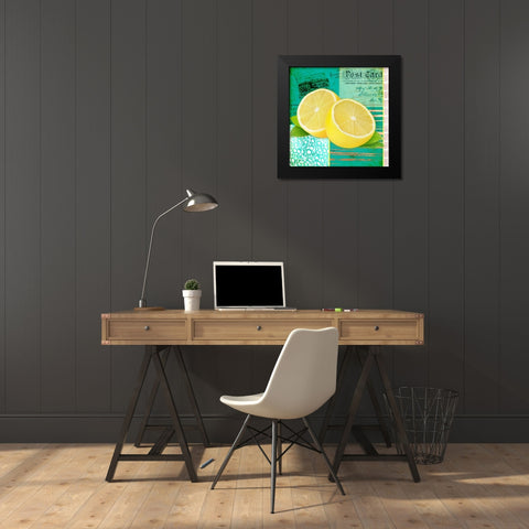 Gypsy Lemons 4 Black Modern Wood Framed Art Print by LightBoxJournal