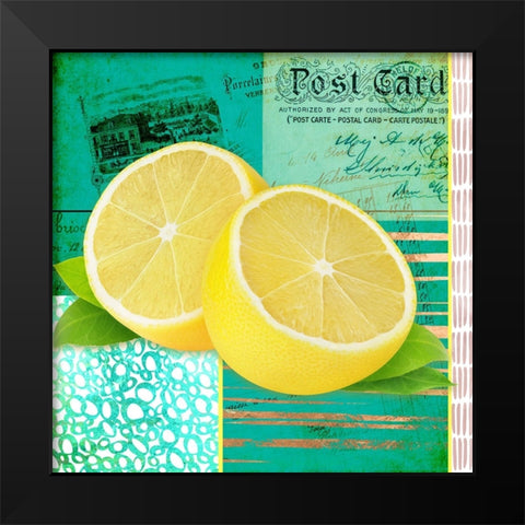 Gypsy Lemons 4 Black Modern Wood Framed Art Print by LightBoxJournal