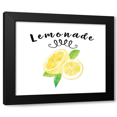 Just Lemons 2 Black Modern Wood Framed Art Print with Double Matting by LightBoxJournal