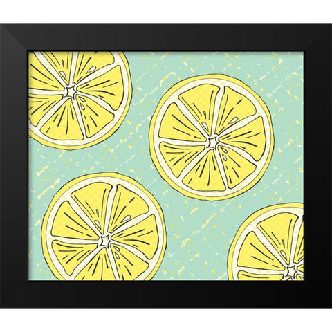 Just Lemons 5 Black Modern Wood Framed Art Print by LightBoxJournal