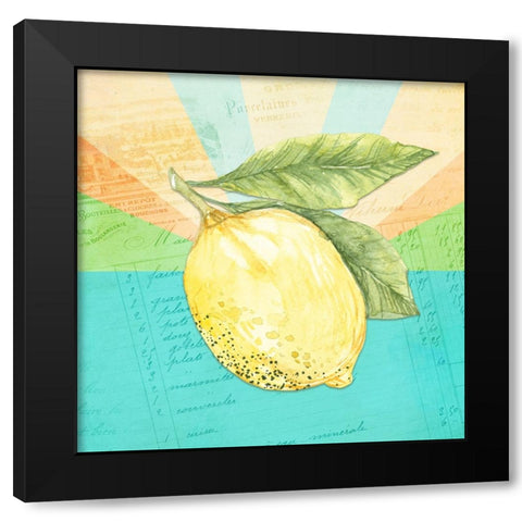 Simply Lemonade 4 Black Modern Wood Framed Art Print by LightBoxJournal