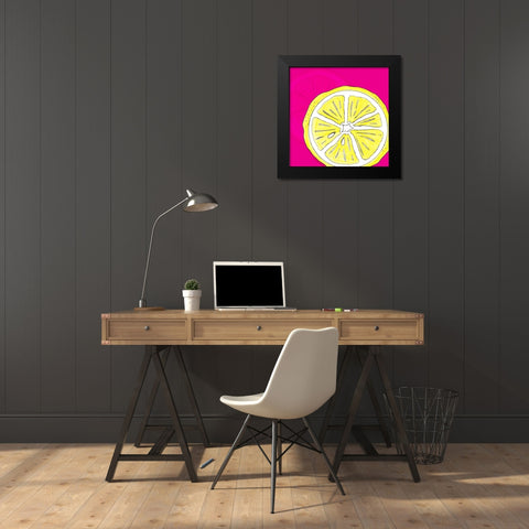 Summer time Citrus fun 1 Black Modern Wood Framed Art Print by LightBoxJournal