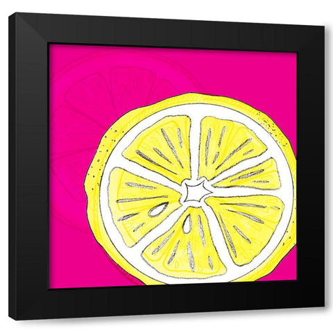 Summer time Citrus fun 1 Black Modern Wood Framed Art Print by LightBoxJournal
