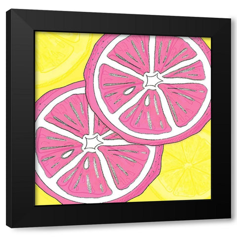 Summer time Citrus fun 4 Black Modern Wood Framed Art Print by LightBoxJournal