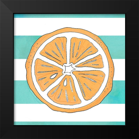 Summer time Lemon 02 Black Modern Wood Framed Art Print by LightBoxJournal