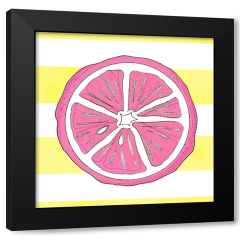 Summer time Lemon 04 Black Modern Wood Framed Art Print by LightBoxJournal