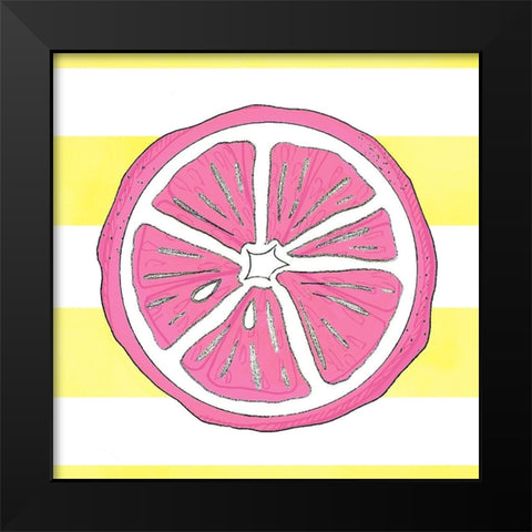 Summer time Lemon 04 Black Modern Wood Framed Art Print by LightBoxJournal