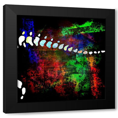 Dino Bones T-Rex series 3 Black Modern Wood Framed Art Print by LightBoxJournal