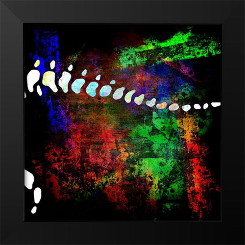 Dino Bones T-Rex series 3 Black Modern Wood Framed Art Print by LightBoxJournal