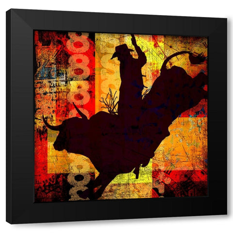 Go Around 02 Black Modern Wood Framed Art Print with Double Matting by LightBoxJournal