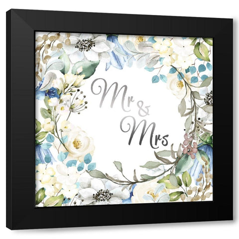 Our Love 01 Black Modern Wood Framed Art Print by LightBoxJournal