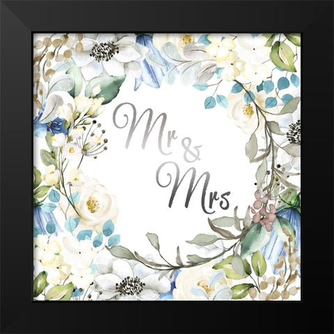 Our Love 01 Black Modern Wood Framed Art Print by LightBoxJournal