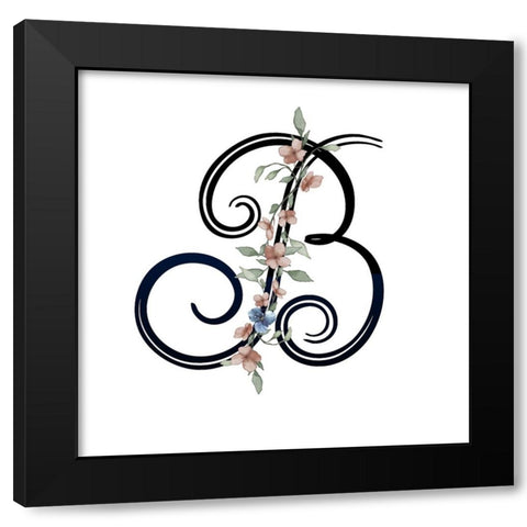 B Black Modern Wood Framed Art Print with Double Matting by LightBoxJournal