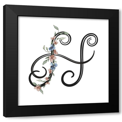 H Black Modern Wood Framed Art Print with Double Matting by LightBoxJournal