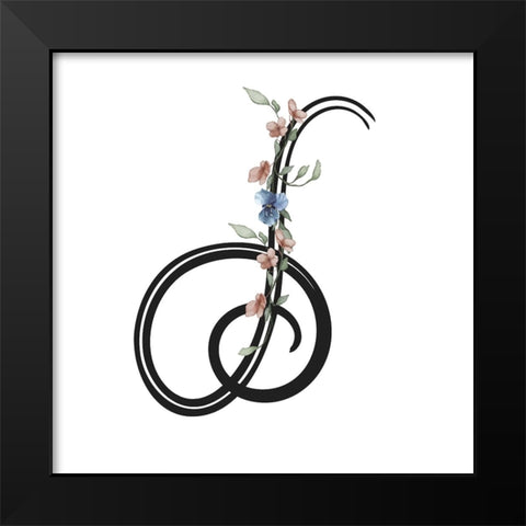 I Black Modern Wood Framed Art Print by LightBoxJournal