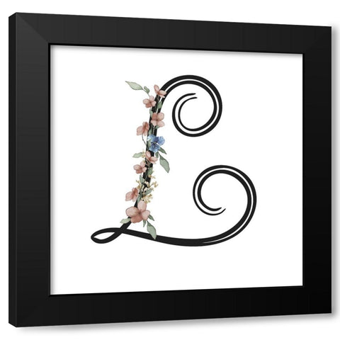 L Black Modern Wood Framed Art Print by LightBoxJournal