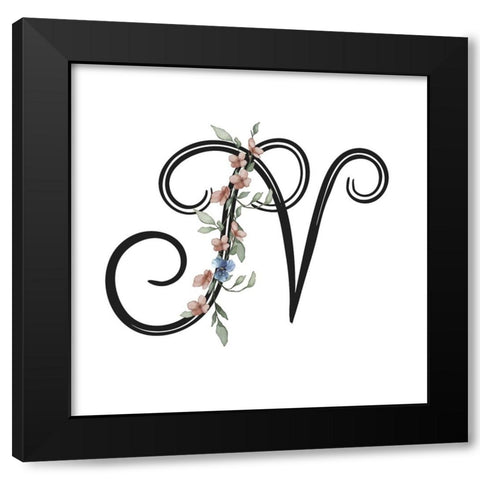 N Black Modern Wood Framed Art Print by LightBoxJournal