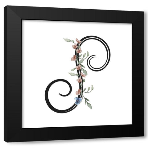 P Black Modern Wood Framed Art Print with Double Matting by LightBoxJournal