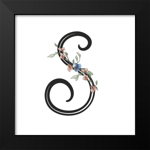 S Black Modern Wood Framed Art Print by LightBoxJournal