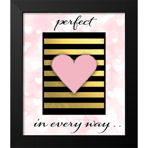 Love you 03 Black Modern Wood Framed Art Print by LightBoxJournal