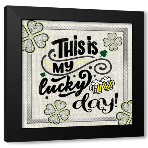 St. Patricks Day 2A Black Modern Wood Framed Art Print by LightBoxJournal
