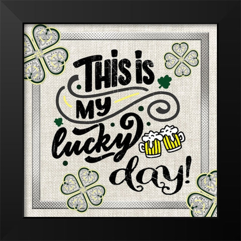 St. Patricks Day 2A Black Modern Wood Framed Art Print by LightBoxJournal