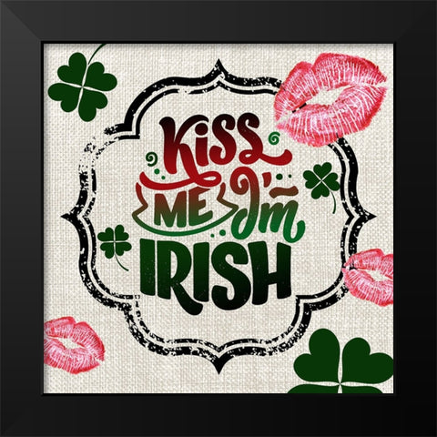 St. Patricks Day 3A Black Modern Wood Framed Art Print by LightBoxJournal