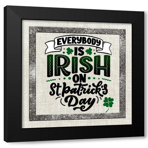 St. Patricks Day 4A Black Modern Wood Framed Art Print with Double Matting by LightBoxJournal