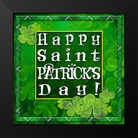 St. Patricks Day_06 Black Modern Wood Framed Art Print by LightBoxJournal
