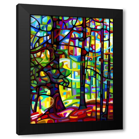 After the Rain Black Modern Wood Framed Art Print by Budan, Mandy