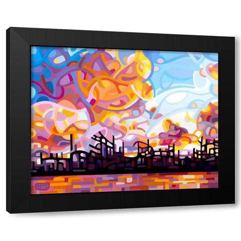 Last Call Black Modern Wood Framed Art Print by Budan, Mandy