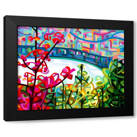 Salmon Ridge Black Modern Wood Framed Art Print with Double Matting by Budan, Mandy