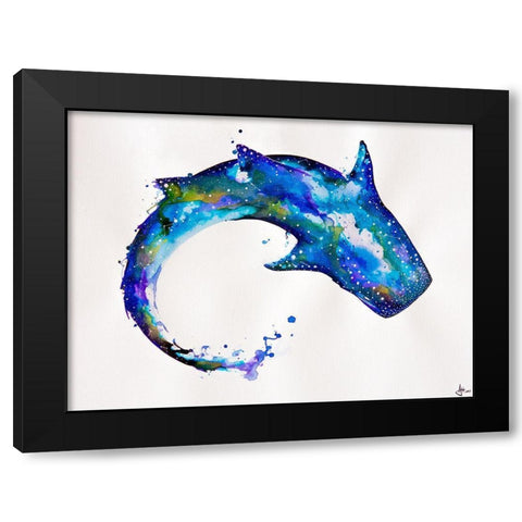 Celestial Black Modern Wood Framed Art Print by Allante, Marc